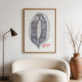 "Remember your roots" Framed Canvas
