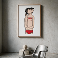 "Kebab" Framed Canvas