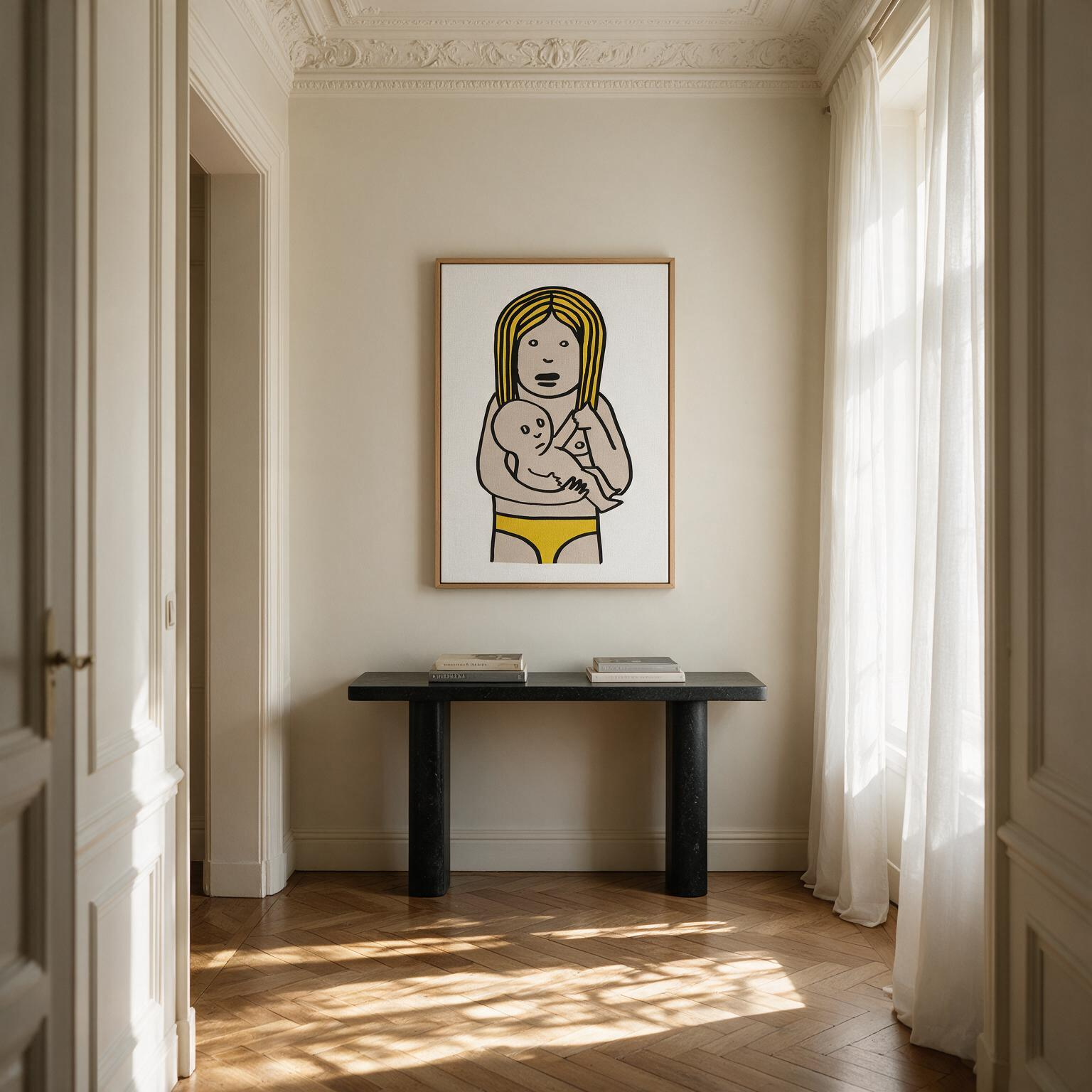 "Madre" Framed Canvas