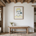 "Me aburre"  Framed Canvas