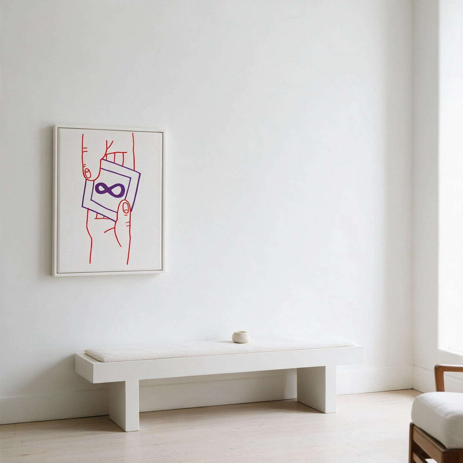 "Infinito" Framed Canvas