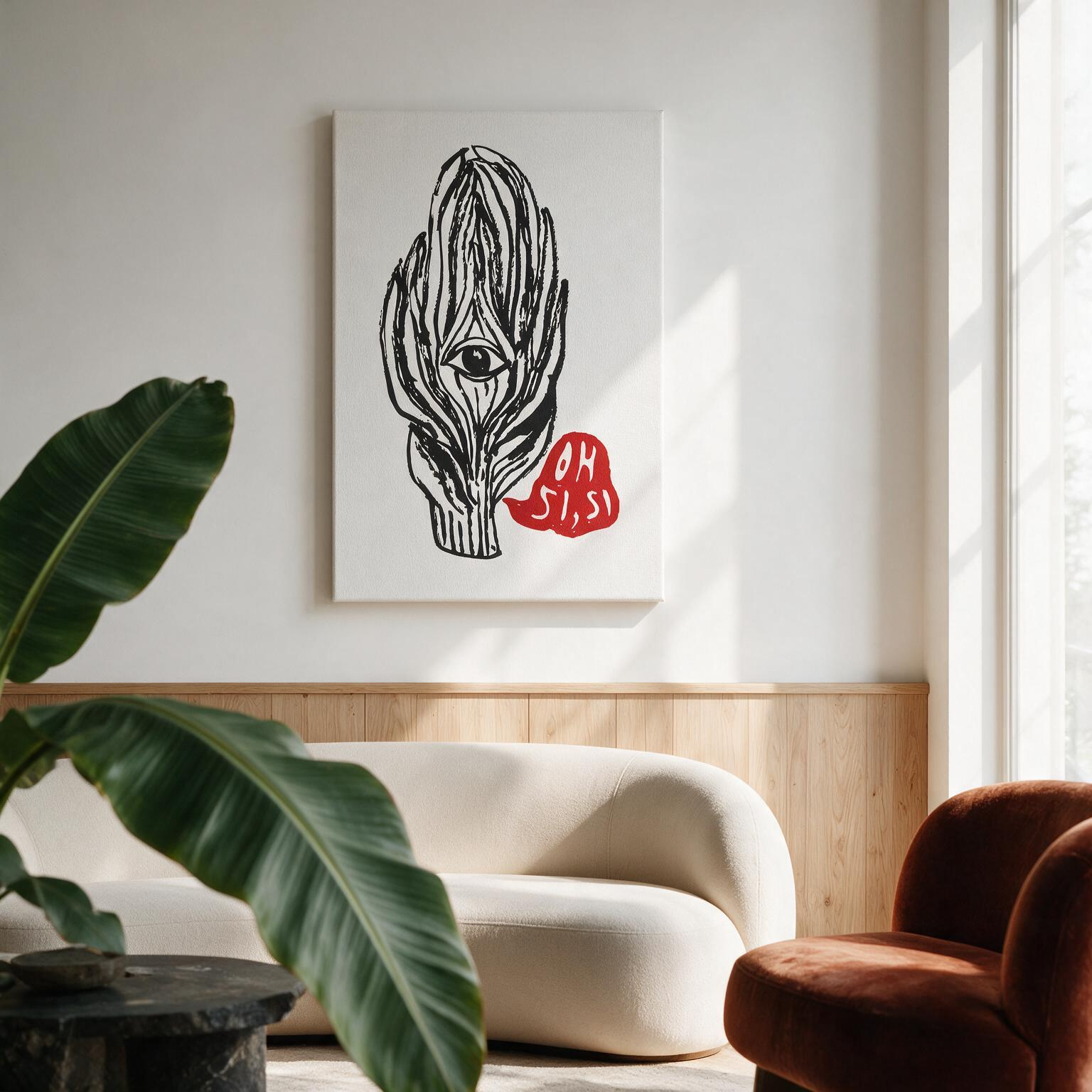 "Oh sí, si" Canvas