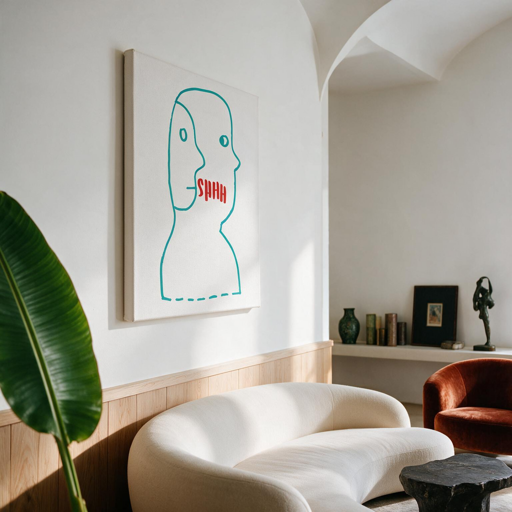 "Shhh"  Canvas
