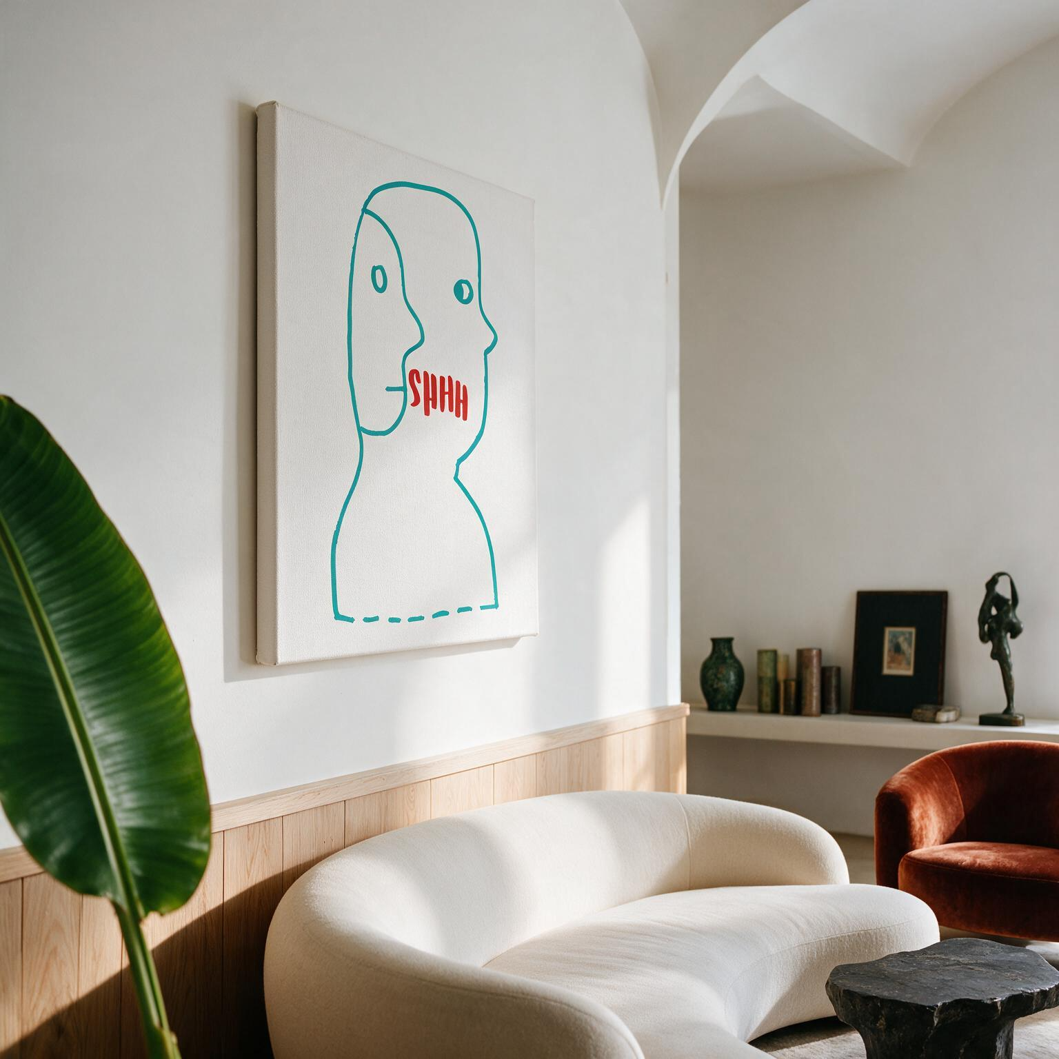 "Shhh"  Canvas