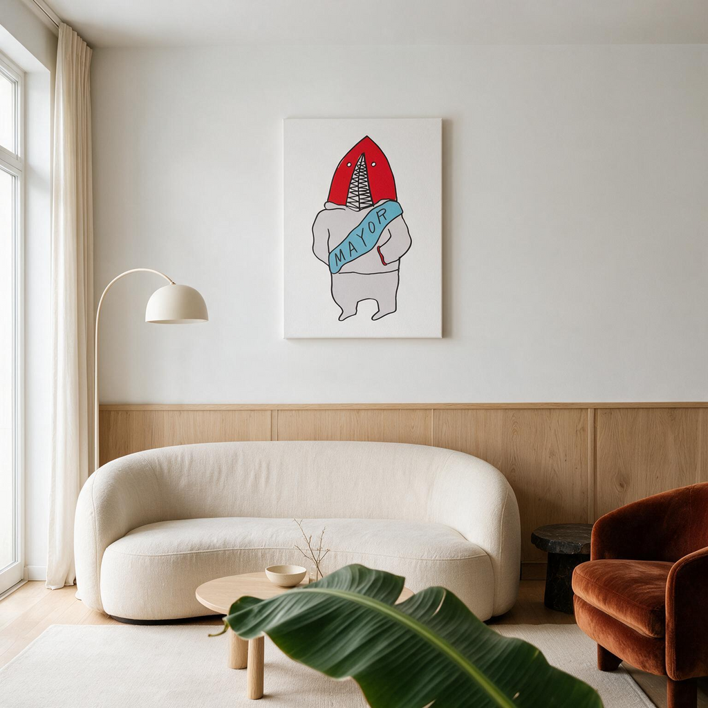 "Mayor" Canvas