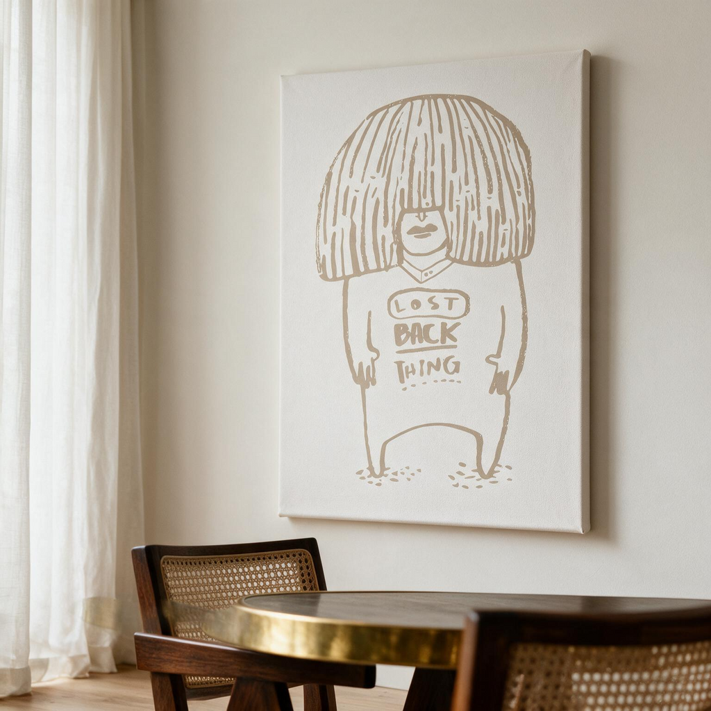 "Lost back thing" Canvas