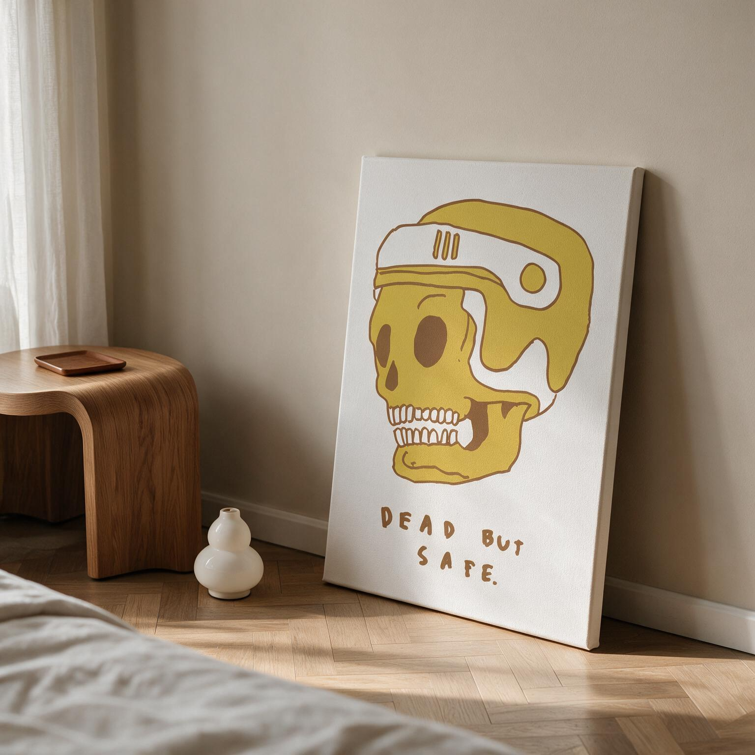 "Dead but safe" Canvas