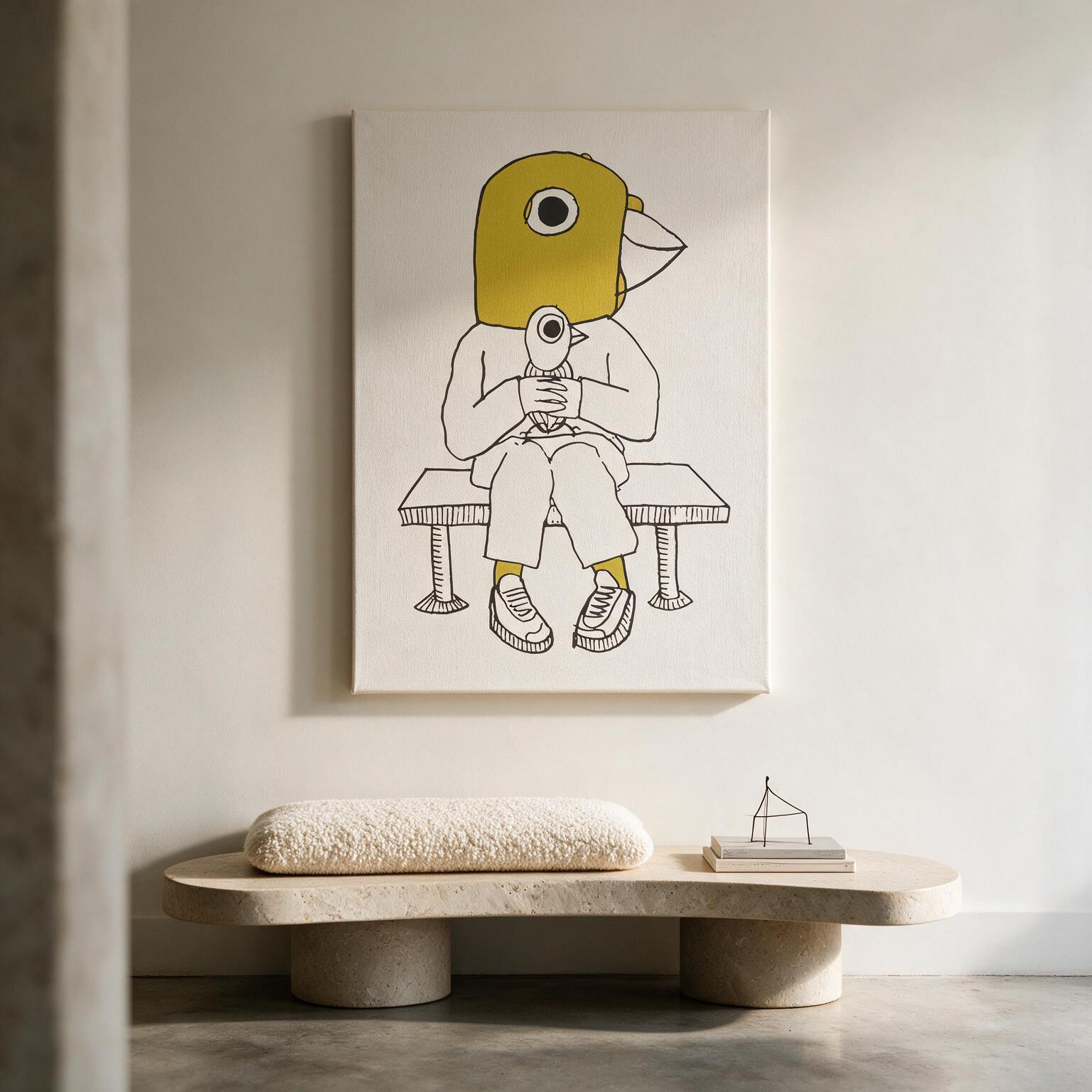 "El pajarero" Canvas