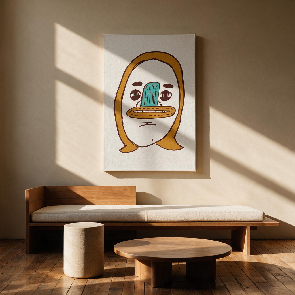 "Click here" Canvas