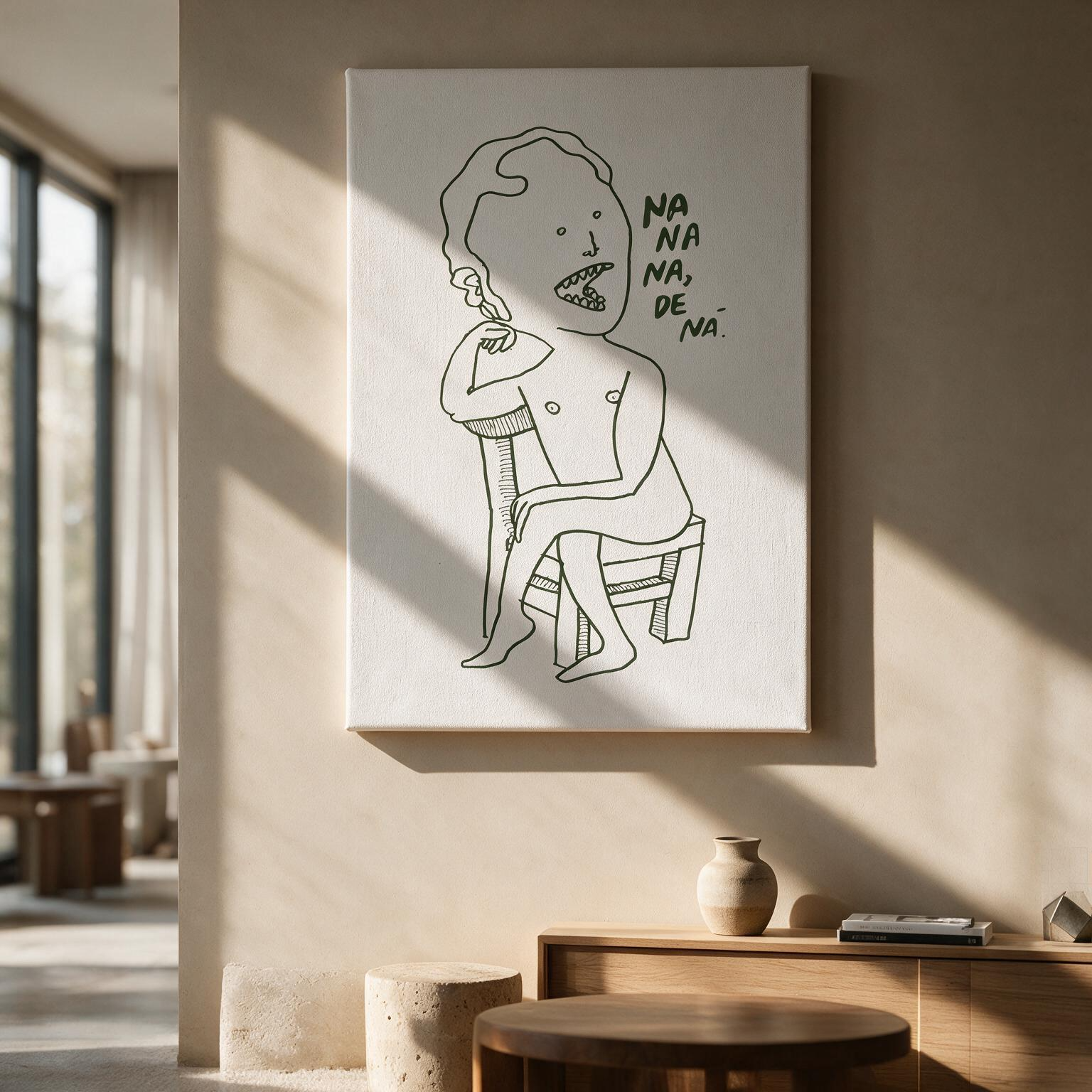 "Na na na, de ná" Canvas