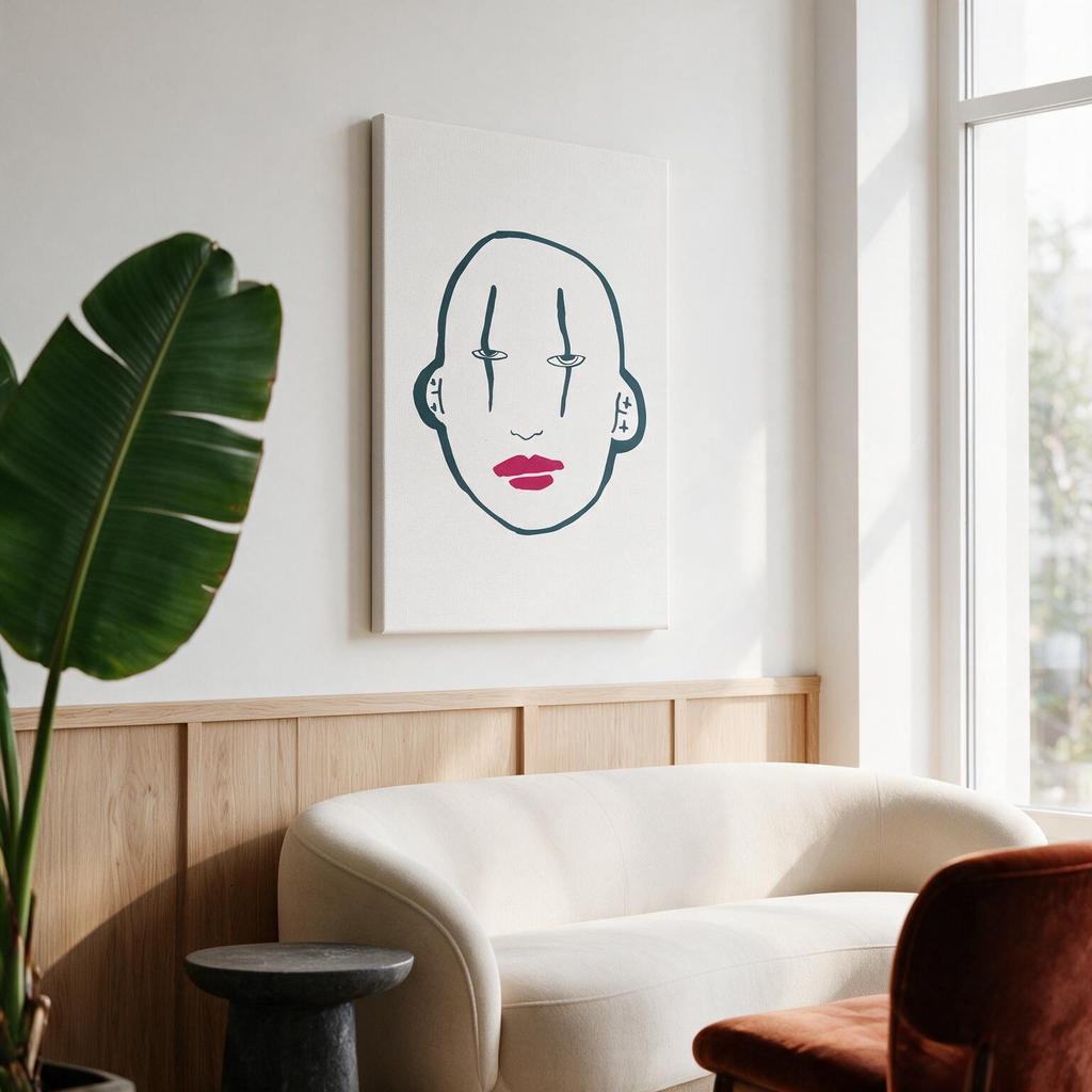 "Pierrot" Canvas