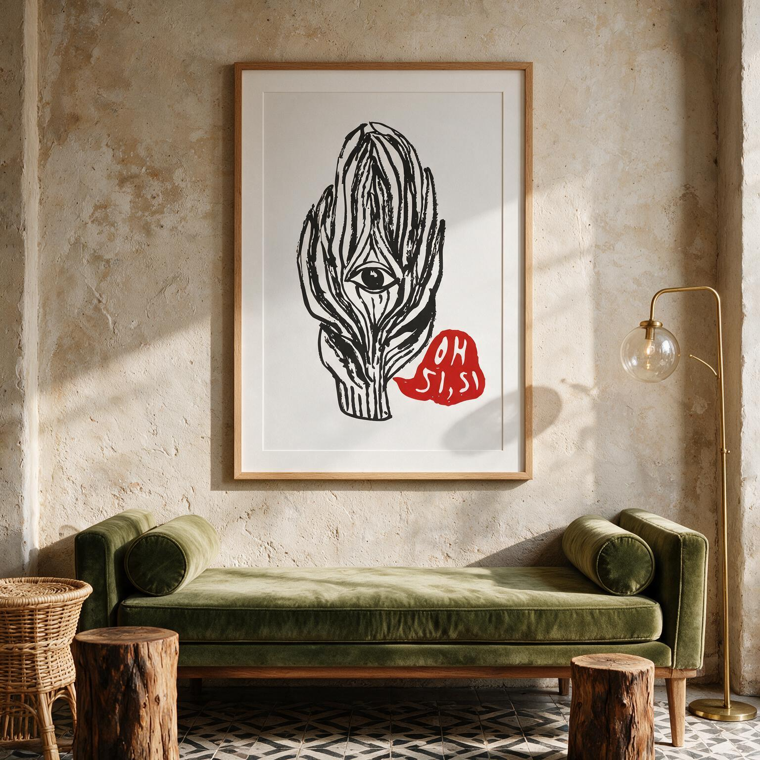 "Oh sí, si" Classic Semi-Glossy Paper Poster