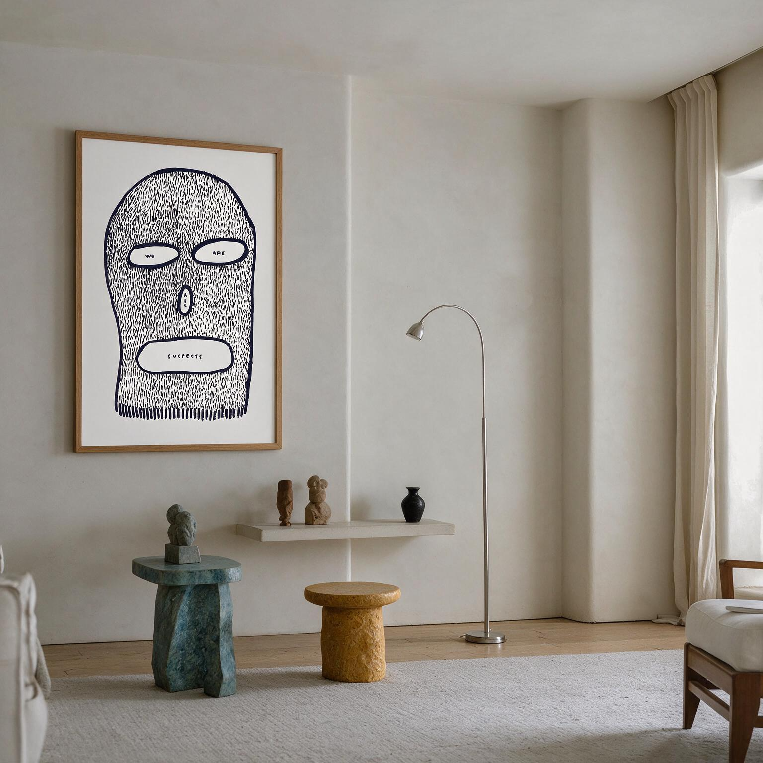 "We are all suspects" Classic Semi-Glossy Paper Poster