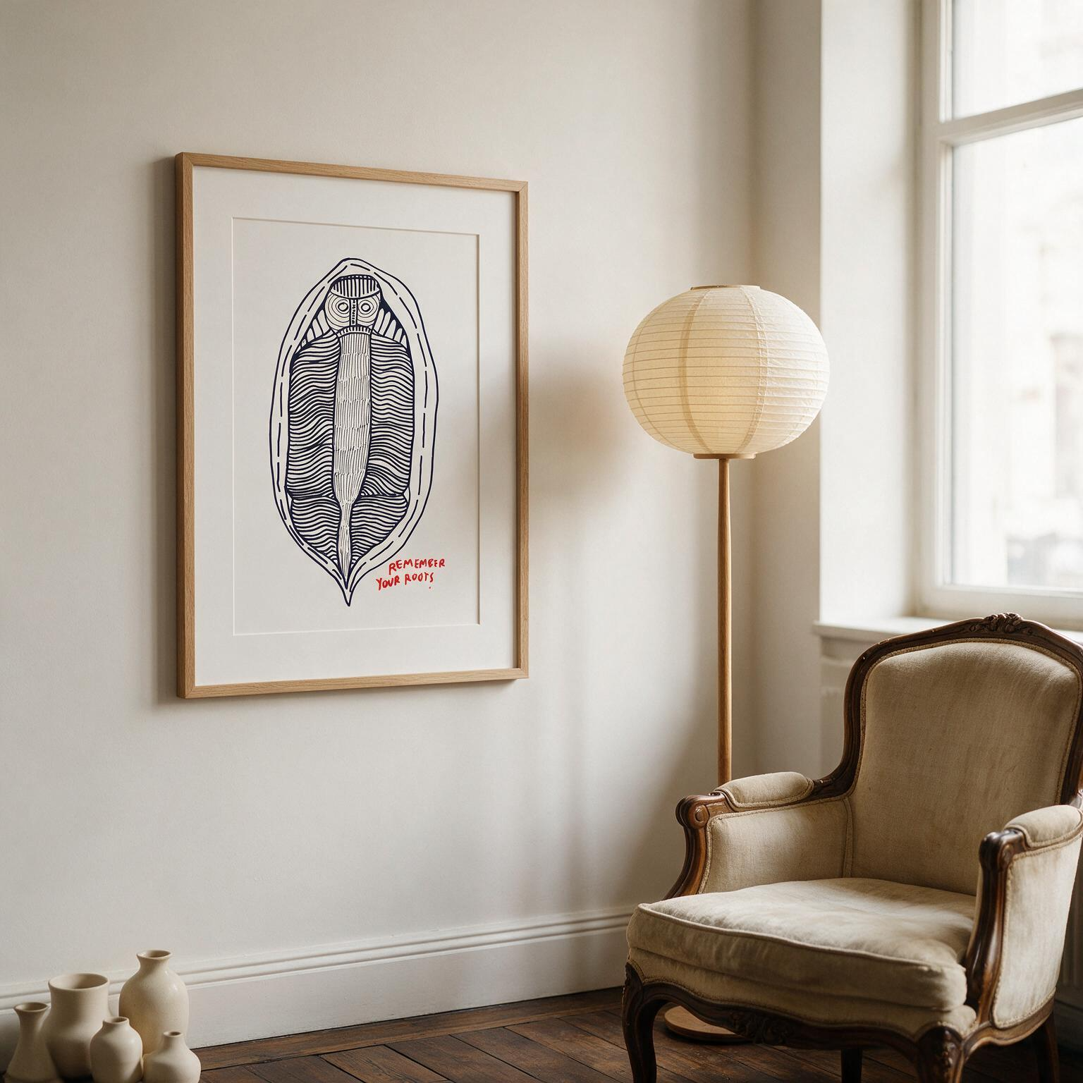 "Remember your roots" Classic Semi-Glossy Paper Poster