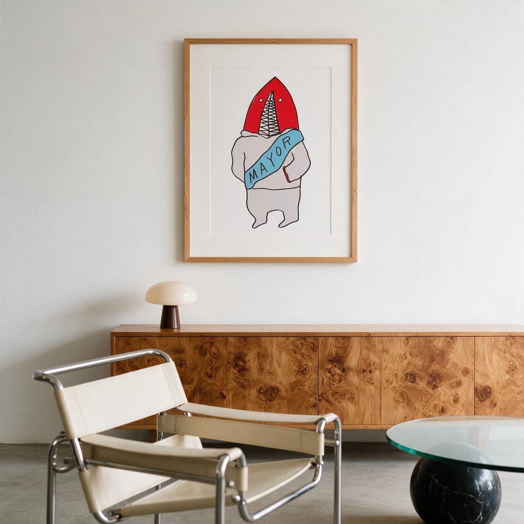 "Mayor" Classic Semi-Glossy Paper Poster