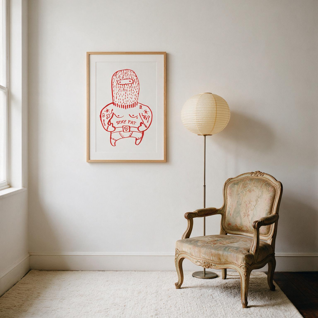 "Stay fat" Classic Semi-Glossy Paper Poster