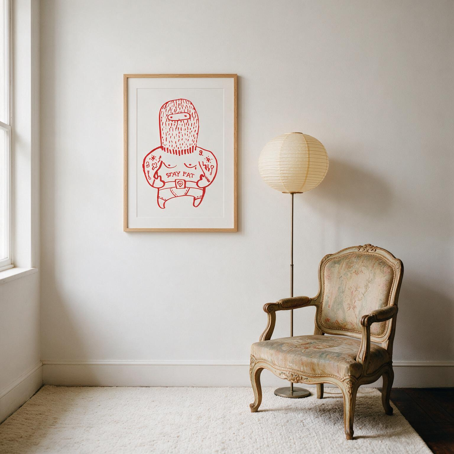 "Stay fat" Classic Semi-Glossy Paper Poster