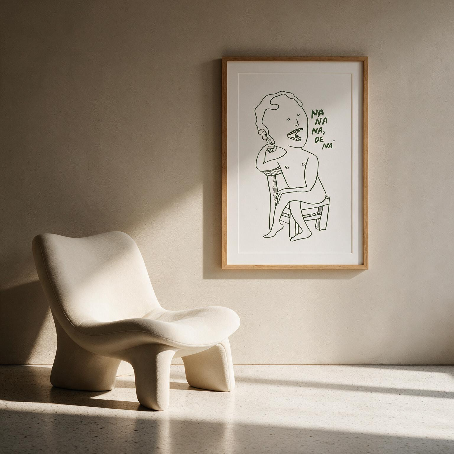 "Na na na, de ná" Classic Semi-Glossy Paper Poster
