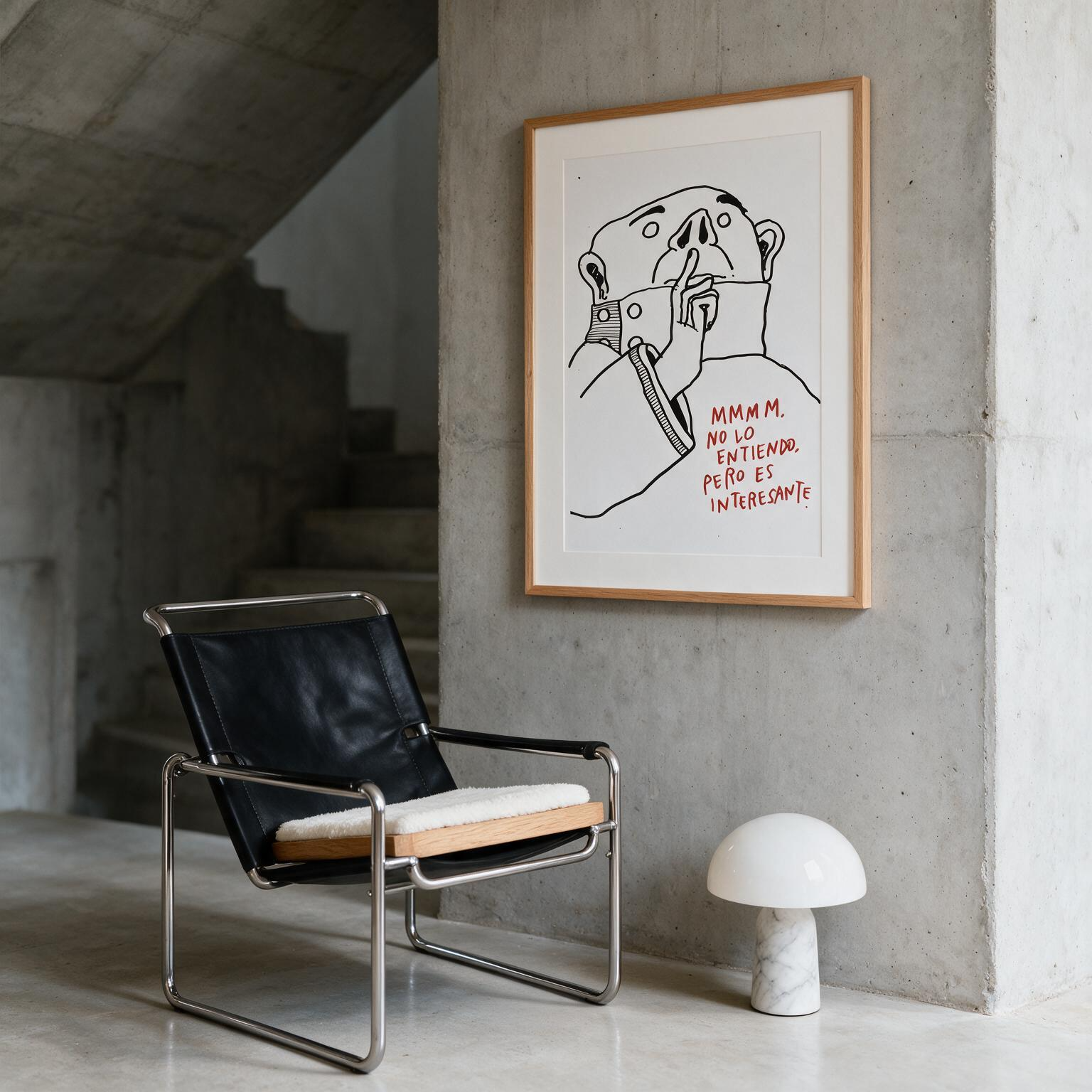 "No lo entiendo pero es interesante" Classic Semi-Glossy Paper Poster
