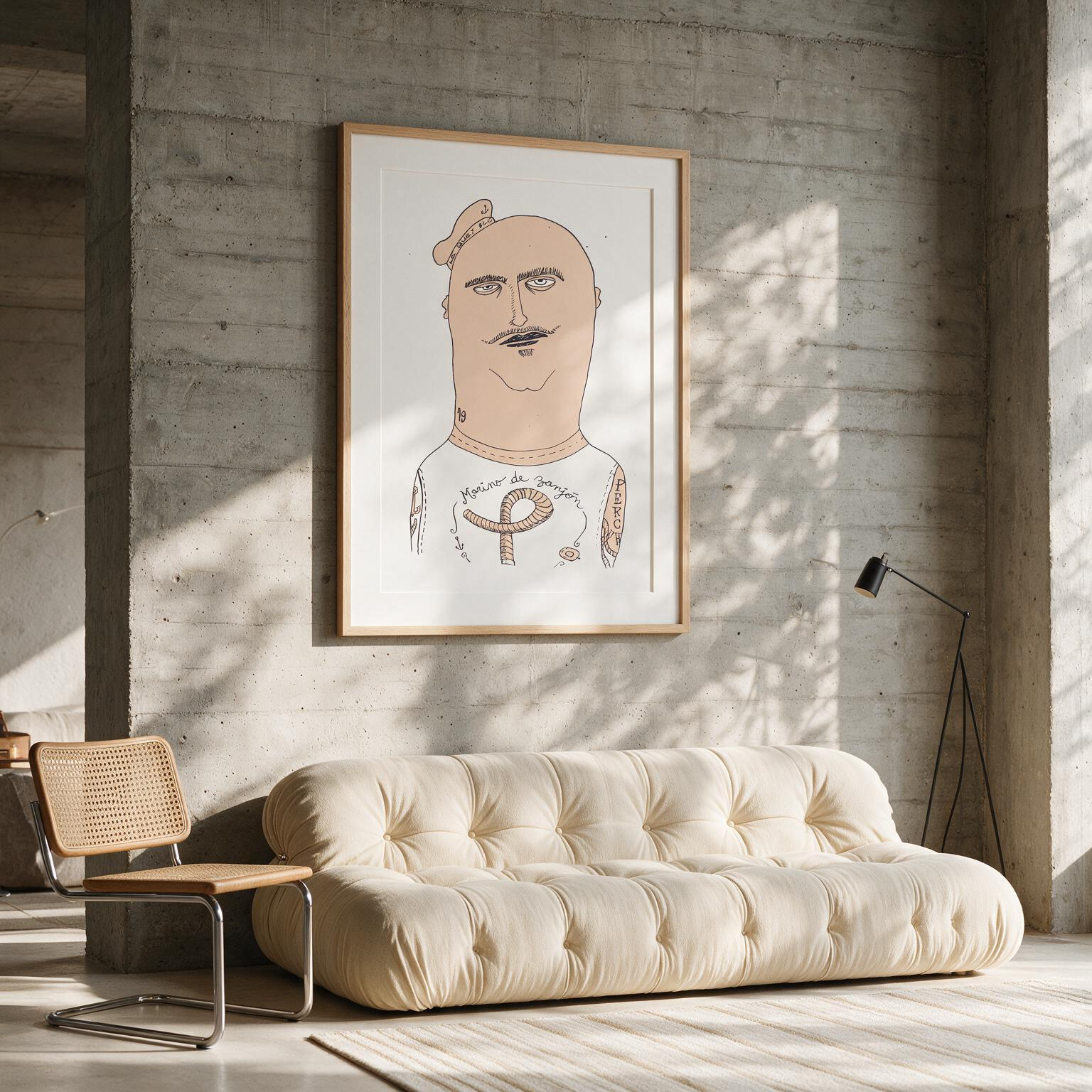 "Marino de zanjón" Classic Semi-Glossy Paper Poster