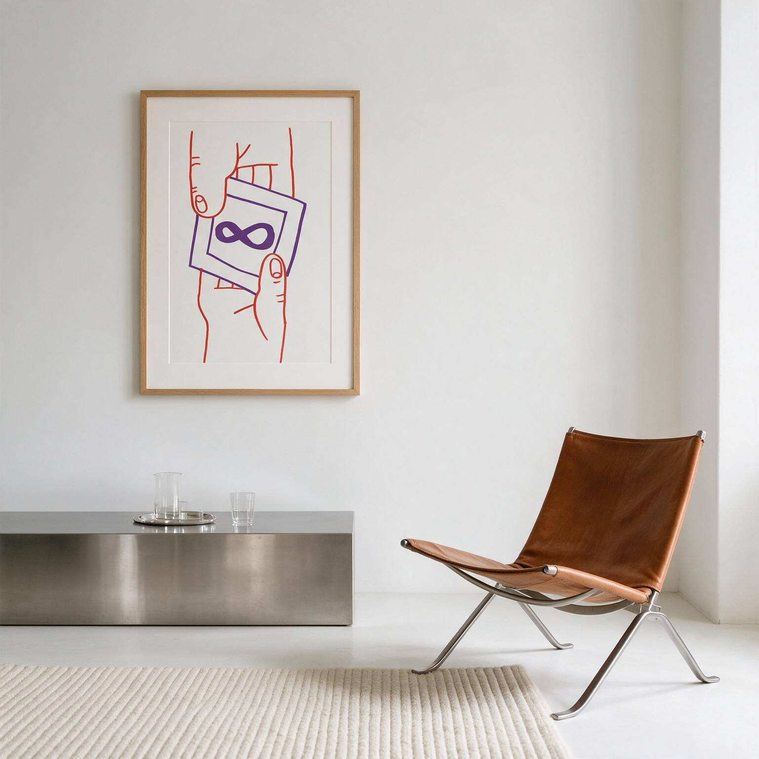 "Infinito"  Classic Semi-Glossy Paper Poster
