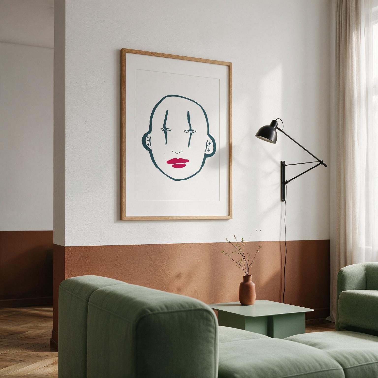 "Pierrot" Classic Semi-Glossy Paper Poster